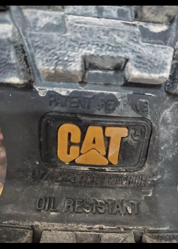 %100 orjinal Caterpillar Kahverengi Hakiki Deri Kadın Bot - Görsel 4