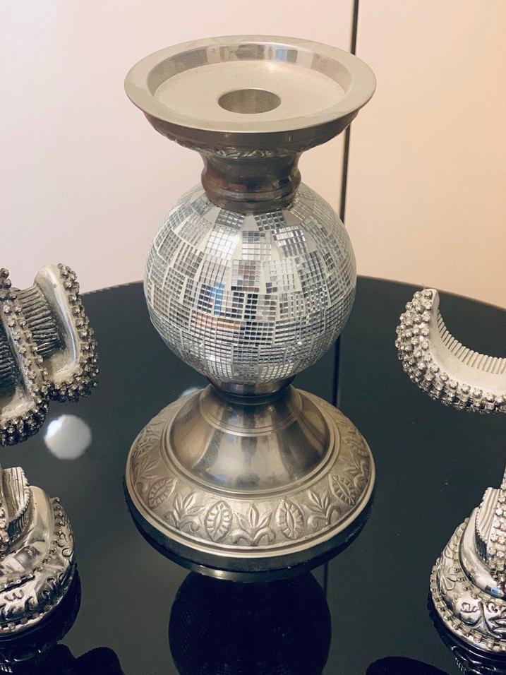 Gümüş Taşlı Dekoratif Aksesuar - Görsel 5