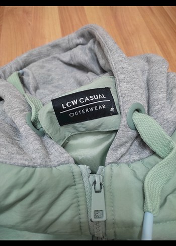 Lcw Lc Waikiki Kapüşonlu su yeşili Mont - Görsel 2