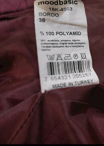 Moodbasic Bordo Uzun Kadın Kışlık Mont Kürklü Kapüşonlu - Görsel 4