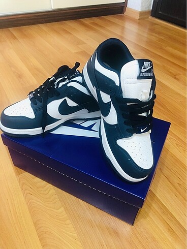 Nike dunk low lacivert bayan spor ayakkabı