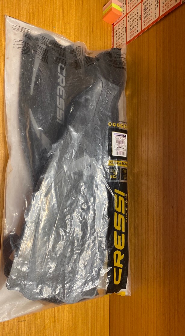 Cressi Siyah Kauçuk Su Paletleri - Görsel 4