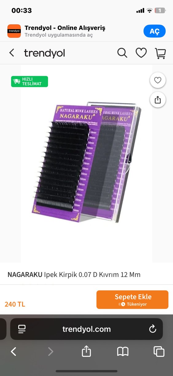 Gri Takma Kirpik siyah renkler - Görsel 2