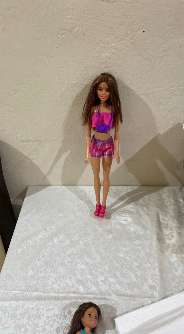 Pembe Kısa Üst ve Şortlu Kız Bebek - Görsel 4