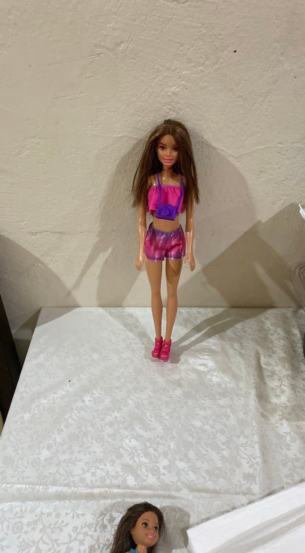 Pembe Kısa Üst ve Şortlu Kız Bebek - Görsel 3