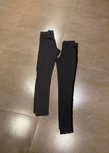 Siyah Bilek Boyu Kadın Tayt - Görsel 2