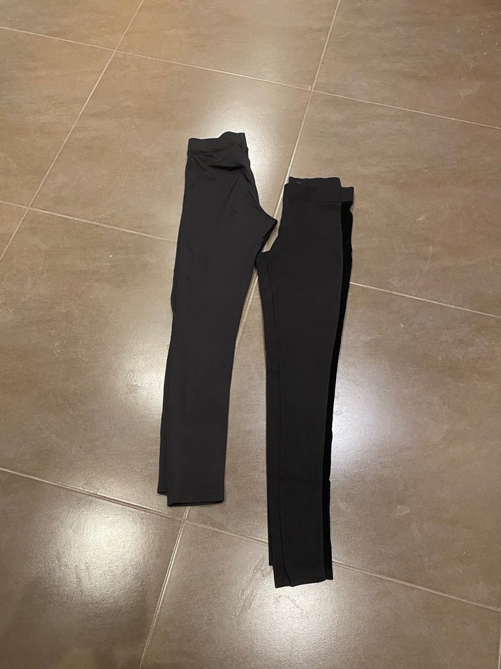 Siyah Bilek Boyu Kadın Tayt - Görsel 2