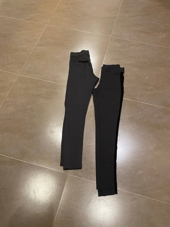 Siyah Bilek Boyu Kadın Tayt - Görsel 3