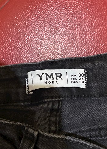 Siyah Batik Desenli Kadın Kot Pantolon - Görsel 3