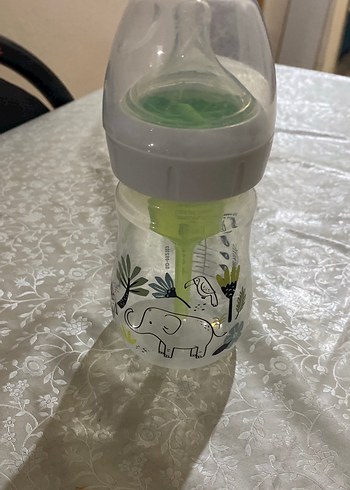 Yeşil Desenli Bebek Biberonu türk malı diğildir - Görsel 2