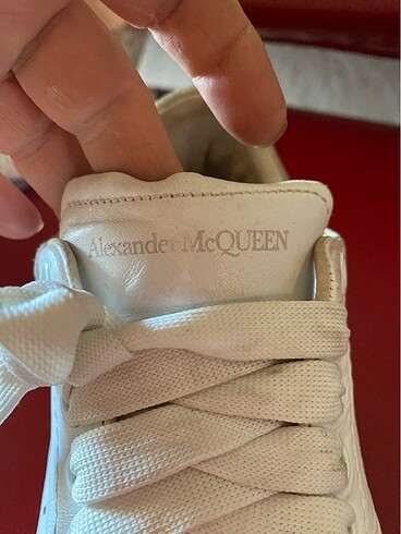 Alexander McQueen Bayan spor beyaz ayakabı marka