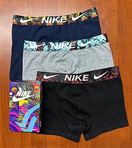 Nike 3lü Erkek Boxer