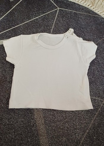 Beyaz Kısa Kollu Bebek Atlet - Görsel 2