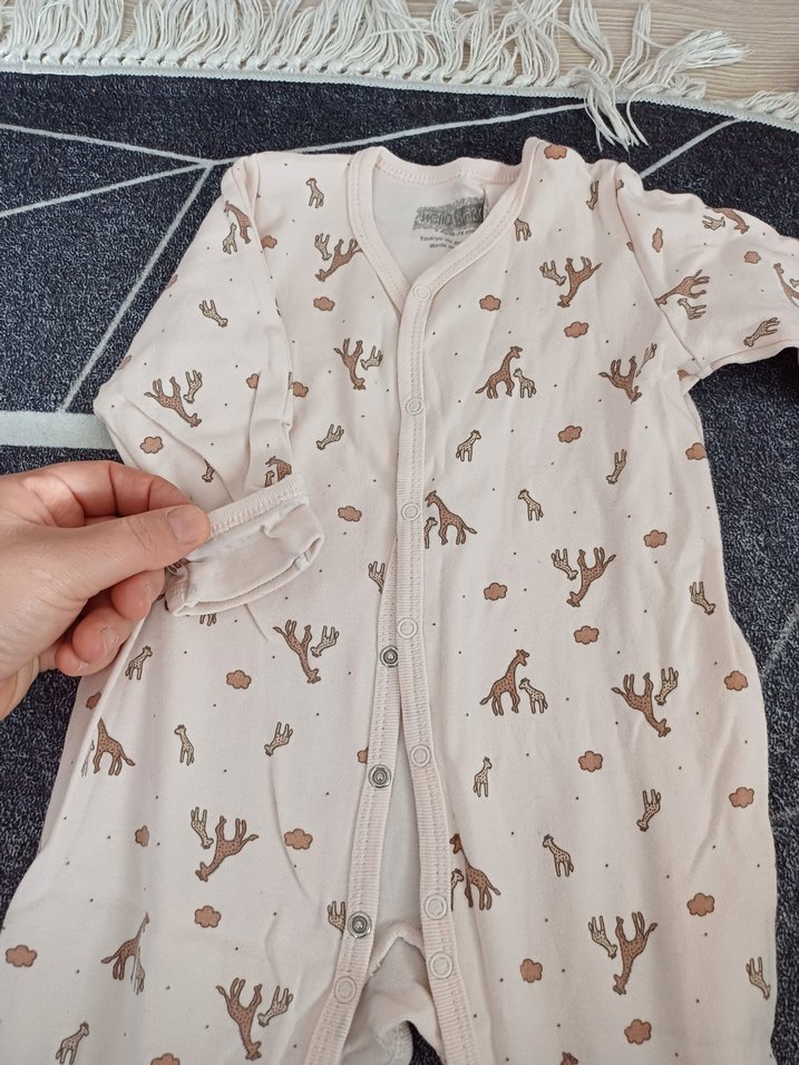 Uzun Kollu Erkek Bebek Tulum - Görsel 3