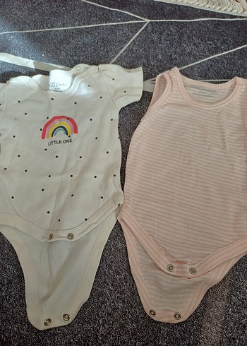 Kız Bebek Kısa Kollu Çıtçıtlı Body - Görsel 2