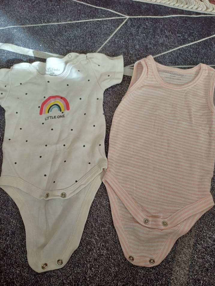 Kız Bebek Kısa Kollu Çıtçıtlı Body - Görsel 2