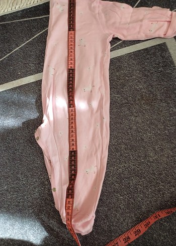 Düğmeli Pembe Bebek Kız Tulum - Görsel 4