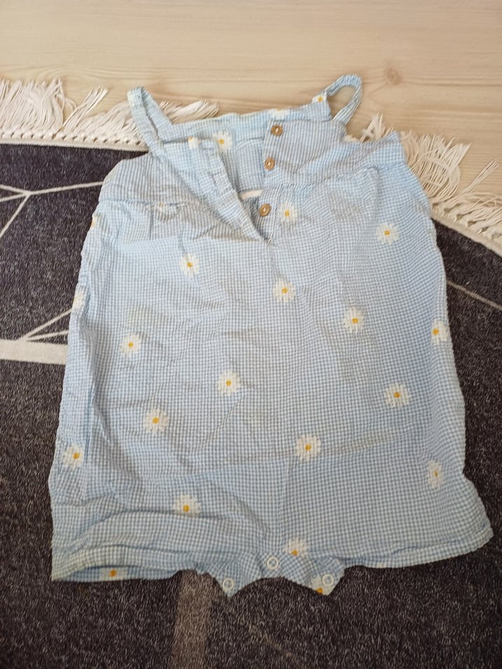 Yeşil Çiçekli Kısa Kollu Kız Tişörtü - Görsel 2