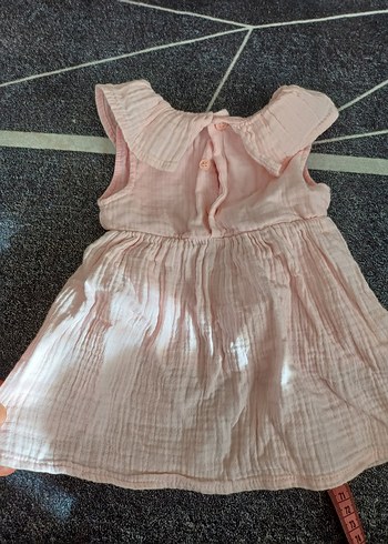 Kolsuz Fırfırlı Kız Çocuk Elbisesi - Görsel 7