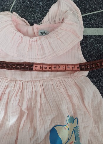 Kolsuz Fırfırlı Kız Çocuk Elbisesi - Görsel 3