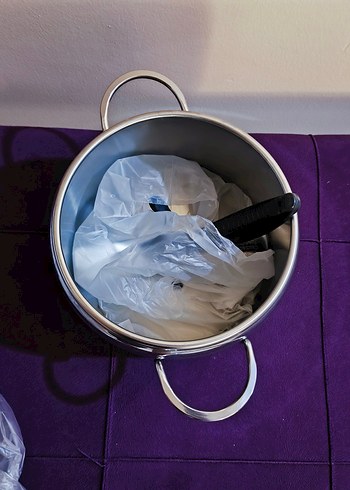 Beden 5 Litre çelik paslanmaz tencere