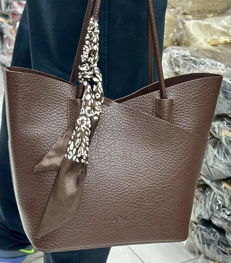 Kemer Detaylı Deri Kadın Çanta - Görsel 2