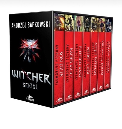 Witcher kitap serisi özel kutulu