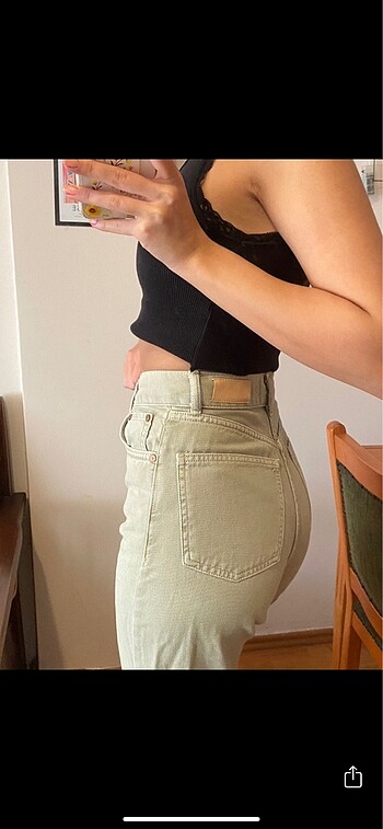 32 Beden mango mom jean