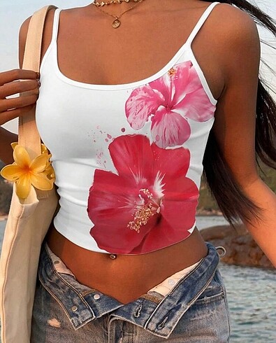 s Beden Shein Crop Top