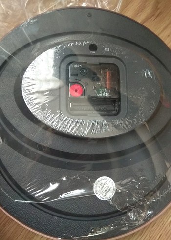 Renkli Pembe Kalp Duvar Saati - Görsel 2