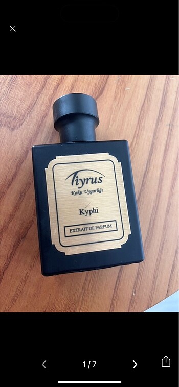 Tiyrus kypi parfüm