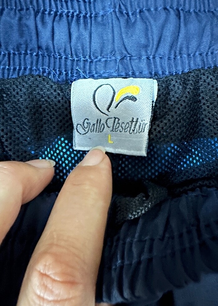 Erkek deniz şortu L beden, lacivert - Görsel 5