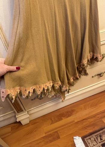 Bej Bohem Midi Triko Panço - Görsel 7