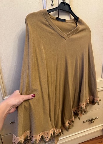 Bej Bohem Midi Triko Panço - Görsel 2