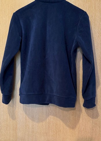 Erkek Mavi Fermuarlı Polar ceket - Görsel 2