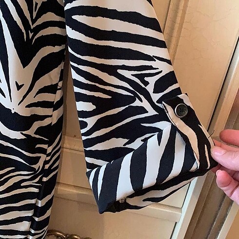 Zara Zebra desen Zara bluz