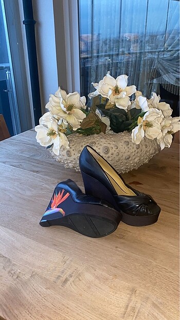 Nine West Nine West dolgu topuk Sandalet