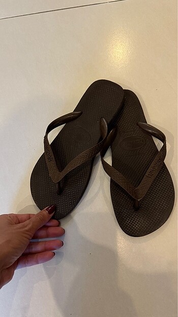 39 Beden kahverengi Renk Havaianas terlik