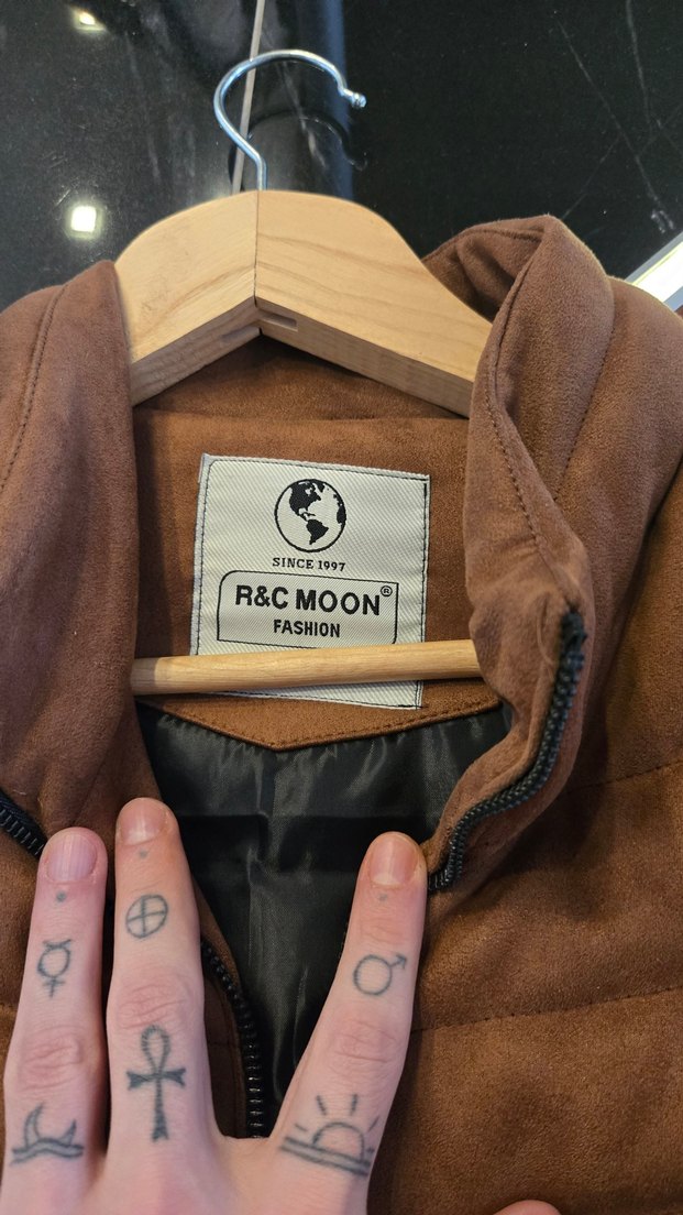 R&C Süet Yelek - Görsel 3