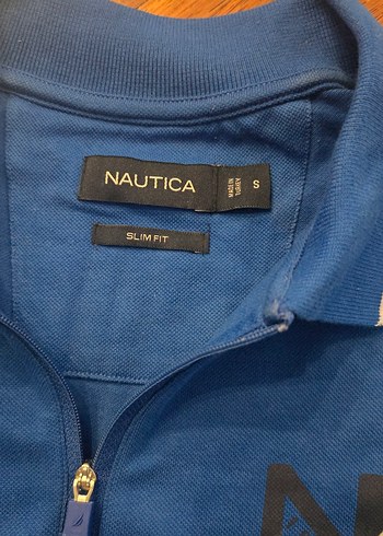 Nautica Mavi Fermuarlı Erkek Polo Tişört - Görsel 3