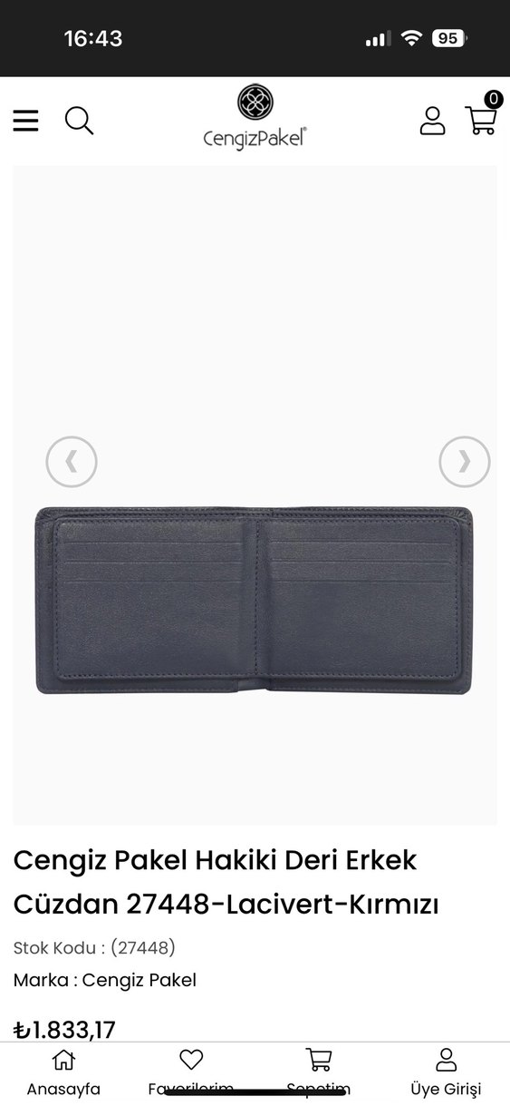 Cengiz Pakel Hakiki Deri Erkek Cüzdan - Görsel 2