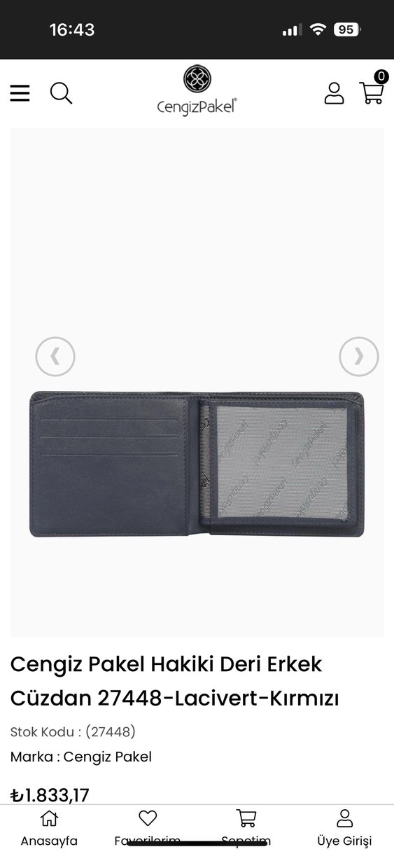 Cengiz Pakel Hakiki Deri Erkek Cüzdan - Görsel 3
