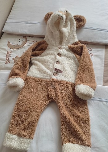 Kahverengi Bebek Peluş Tulum