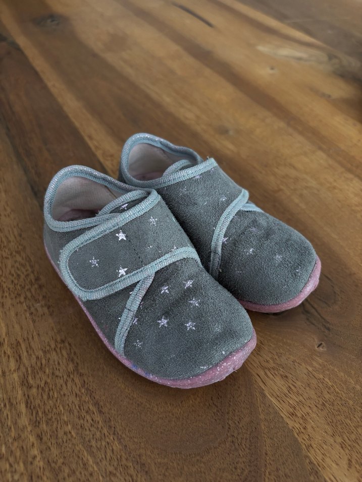 Superfit Gri Kız Çocuk Panduf Ayakkabı - Görsel 3