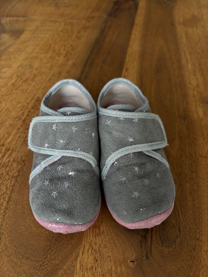 Superfit Gri Kız Çocuk Panduf Ayakkabı - Görsel 4