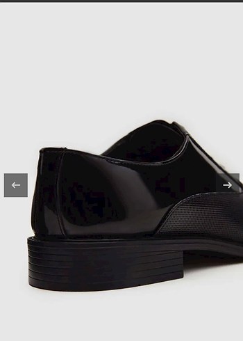 Erkek Siyah Klasik Rugan Ayakkabı - Görsel 5