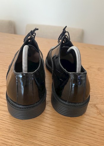 Erkek Siyah Klasik Rugan Ayakkabı - Görsel 8