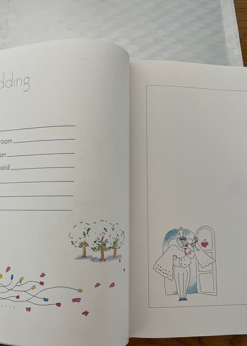 Dantel Detaylı Beyaz Vintage Albüm - Görsel 5