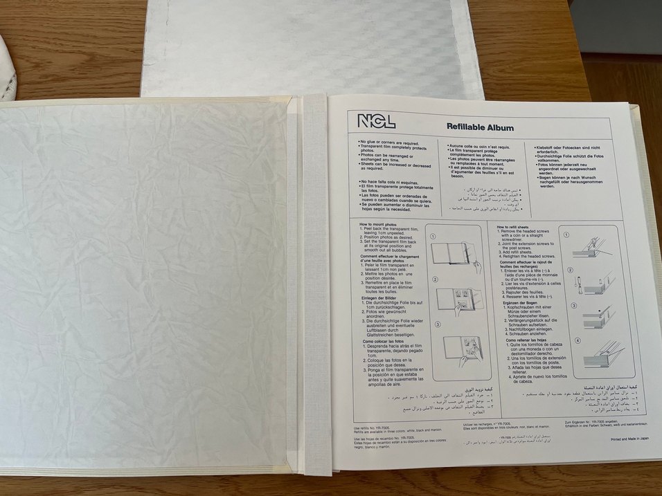 Dantel Detaylı Beyaz Vintage Albüm - Görsel 3