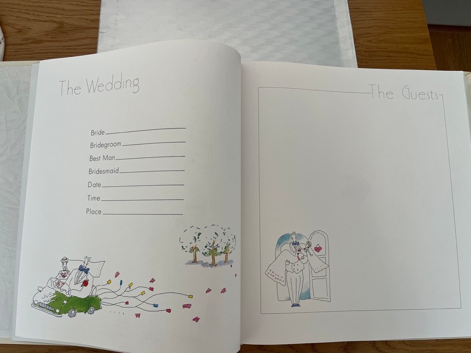 Dantel Detaylı Beyaz Vintage Albüm - Görsel 5